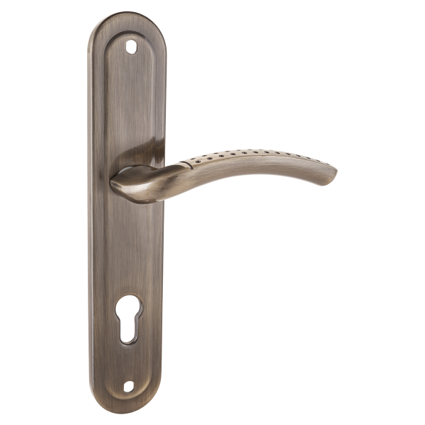 Ручки на планке 132-1 85мм AB бронза АЛЛЮР/20