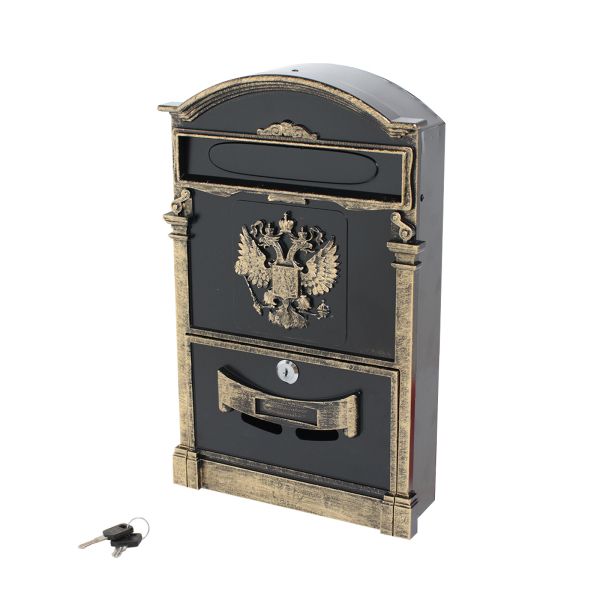 Ящик почтовый  №4011В "Герб" старая бронза Аллюр