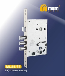 Замок врезной ML85/68 SN (аналог Гардиан 32.11) MSM (12)