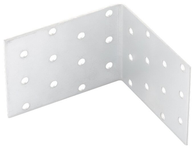 Уголок крепежный 60*60*80*2,0мм оцинк(уп 50шт)Н-ск