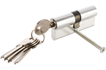 Мех-м цилиндровый МЦ-STD-AL-Л-70 (35-35) (хром) Нора-М 