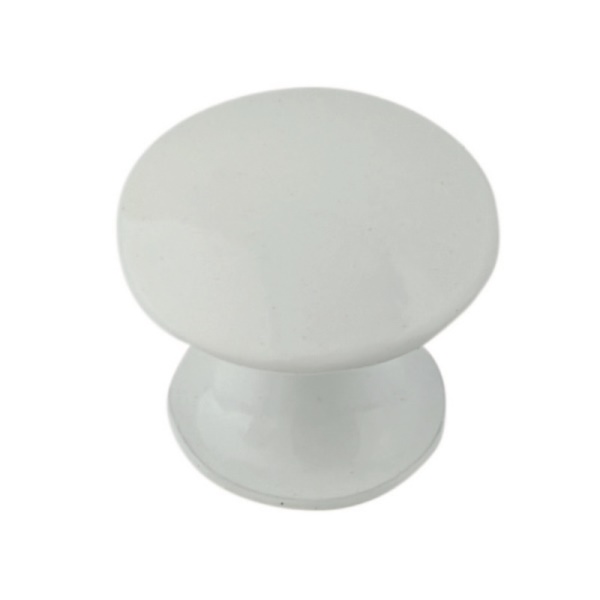 Ручка-кнопка 14.32.03 (белая) (100) MARLOK