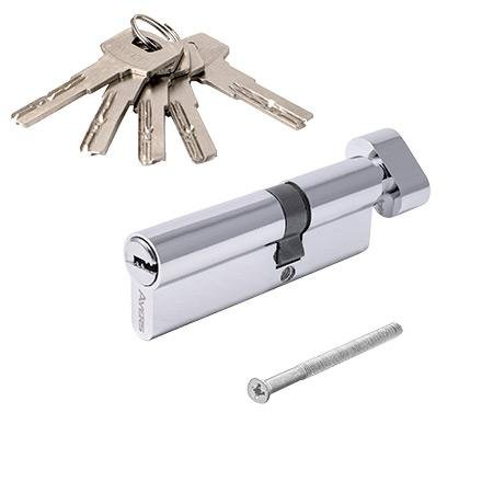 Цилиндровый механизм ZM-90 (30C/60)-C-СR (хром) Аверс /72,12