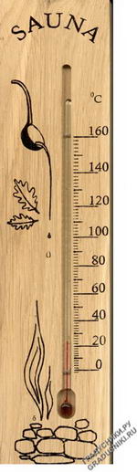 Термометр для бани и сауны большой ТСС-2 (блистер) Sauna