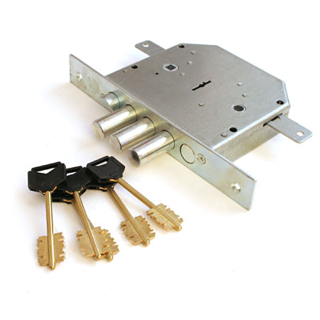 Замок врезной 3.10 Левый (с задвижкой) REX Эльбор (аналог 1.06.42)/10