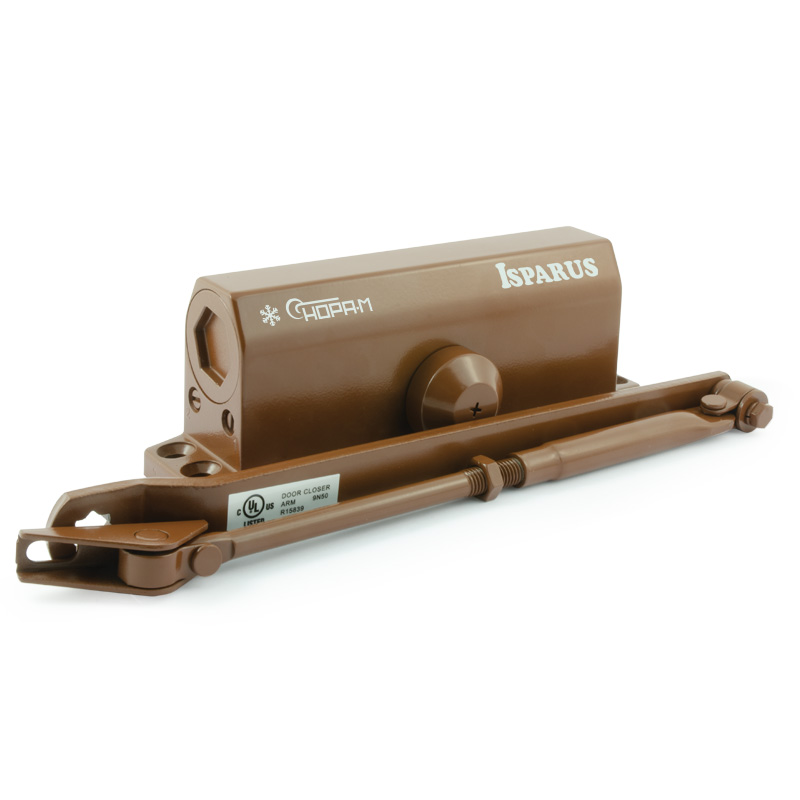 Доводчик ISPARUS 440 (от 80 до 140кг) КОРИЧНЕВЫЙ/10