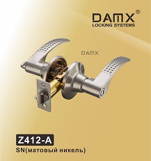Защелка Z412-A  фикс SN DAMX  (блистер) 10/20