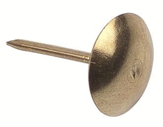 Гвозди мебельные обивочные 20 золото (100шт)