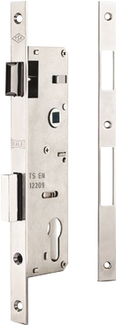 Замок врезной у/проф. 192P, 92BS20, 16CP KALE, с ответкой и накладками,192P2000007 /30