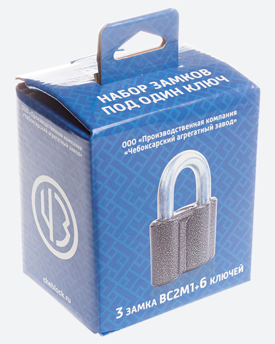 Набор замков навесных 2М1(3+6) ЧАЗ /6