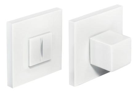 Завертка сантехническая квадр. MH-WC-S6 W белый  МОРЕЛЛИ