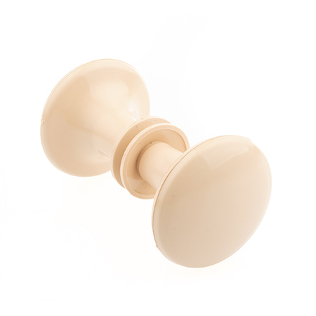 Ручка-кнопка дверная Б (бежевый) пласт. Воронеж /80