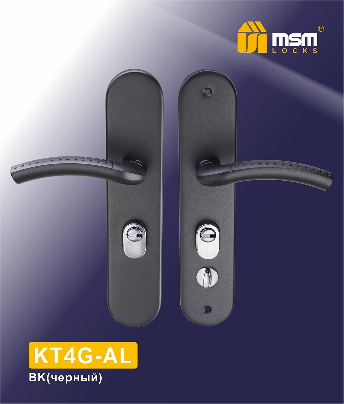Ручки для к.д. правая KT4G-AR (автомат) BK чёрная MSM(12)