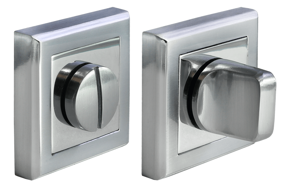 Завертка сантехническая квадр. MH-WC-S55 SC/CP мат.хром/хром  МОРЕЛЛИ