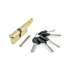 Механизм цилиндровый HD FG 80-5K BP (30*10*40G) перфо.кл/верт латунь Аллюр/10