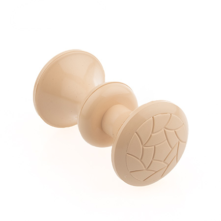 Ручка-кнопка дверная МУ (бежевый) пласт. Воронеж /80