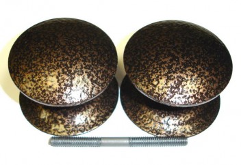 ручка-кнопка дверная РДК-110 (ант/медный) /50