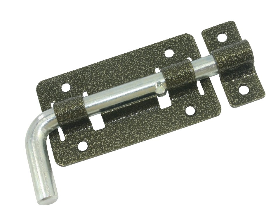 Засов дверной ЗД-03 бронза Кунгур /20