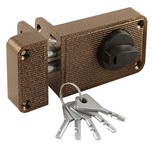 Замок накладной ЗН2-6 медь Зенит/16