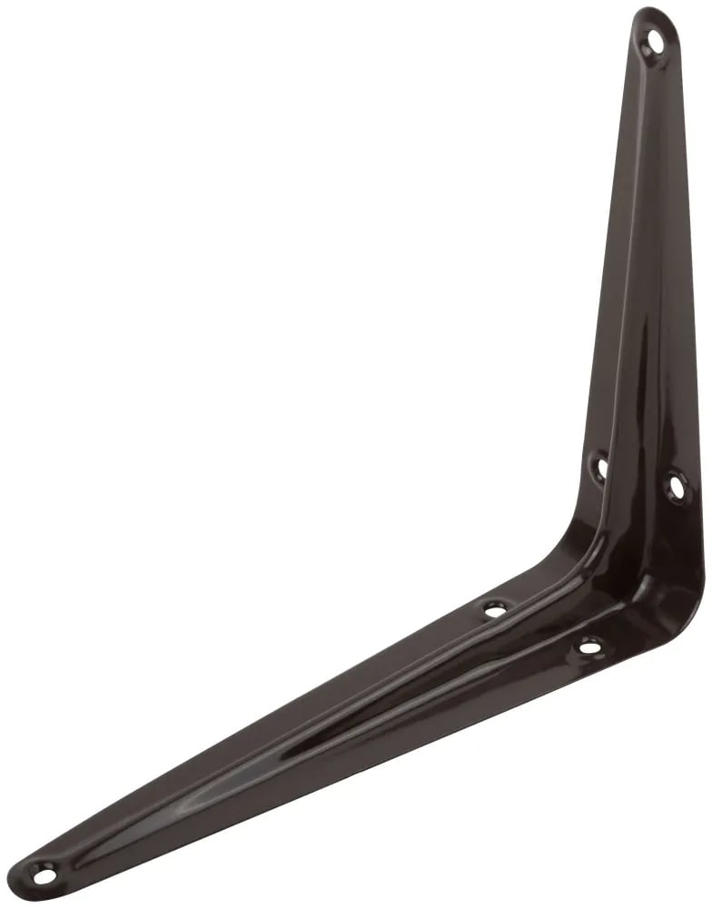 Уголок д/полок усилен. 250*200 (8*10) (коричневый) Стис-М /24