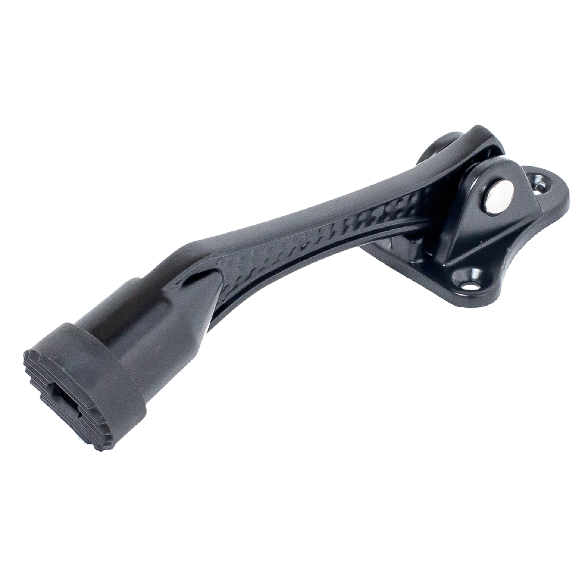 Дверной фиксатор KH-130 BLACK черный "козья ножка" АЛЛЮР/240,30