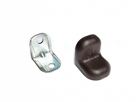 Уголок крепежный МАЛЫЙ венге (2 самореза) КМ