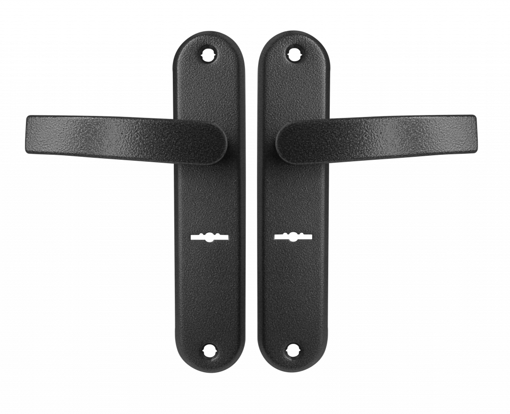 Ручка на планке 2 (70074) ЧЕРНЫЙ для 9-8 БОРДЕР