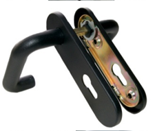 Ручка для противопожарного замка черная/24