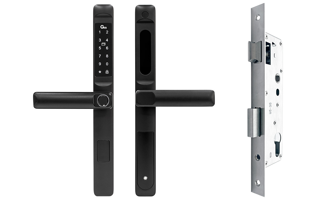 Умный замок Gimmel F22L TTLock, DM35, левый (для алюминиевых дверей)