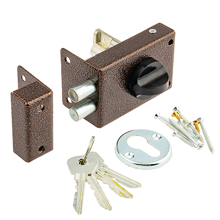 Замок накладной ЗН-1 2Р (медь) Омега/30