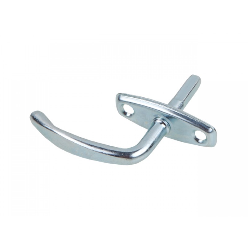 Ручка завертки врезной оконной Р-1 (цинк) Кунгур/100