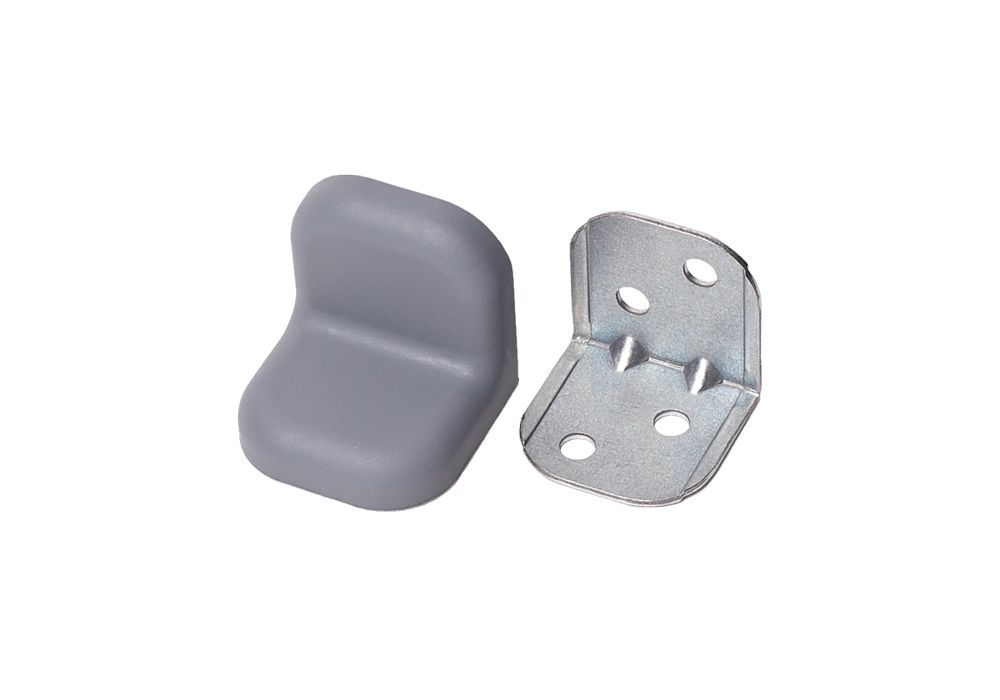 Уголок крепежный БОЛЬШОЙ металлик (4 самореза) КМ