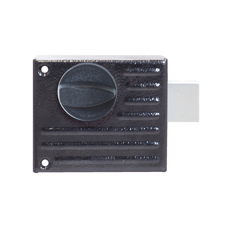 Замок накладной ЗН1-2.1С черный СТАНДАРТ/16