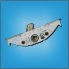 Механизм врезной ЗР4 оконный (цинк) Кунгур /100