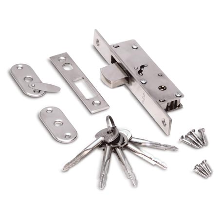 Замок врезной 71-K-CR (прямой ригель) Апекс/6,48