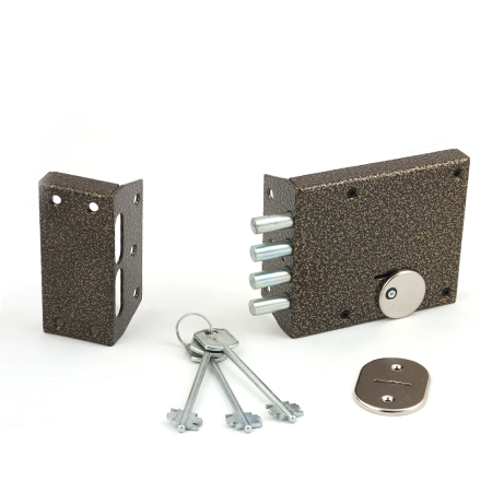 Замок накладной ЗН4-2 бронза Зенит /10