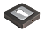 Накладка на евроцилиндр квадрат МН-КН-S55 GR/PC графит/хром  МОРЕЛЛИ