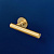 Ручка дверная "PARADISO" MSG итал. матовое золото ALLUR ART COLLECTION