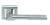 Ручка дверная квадрат RAP 24-S SC/CP мат.хром/хром  RUCETTI