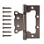 Петля без врезки 100*75*2,5-B2-GRF CODE DECO /100,25