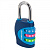 Замок навесной кодовый BC1К-27/4 d=4мм СИНИЙ АЛЛЮР/6