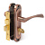 Замок врезной с ручкой 103/50В (вертушка) AC медь СТАНДАРТ/20
