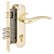 Замок врезной с ручкой 132/3 GP золото 4 кл. АЛЛЮР/12