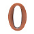 Номер дверной "0" (медь) Блистер