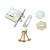 Замок врезной 8-4/13 (мини) 2 риг. (76610) ПРО-САМ/30