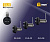 Замок почтовый кодовый CL5-30 BK MSM (120/12)