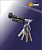 Цилиндровый механизм ключ-верт. CW70mm BK MSM(48/6)